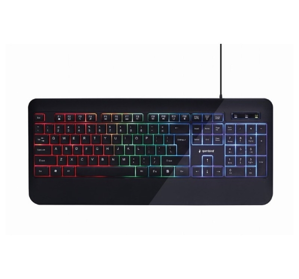 Gembird | Multimedia Keyboard | KB-UML-03 | Multimedia | Wired | US | Black