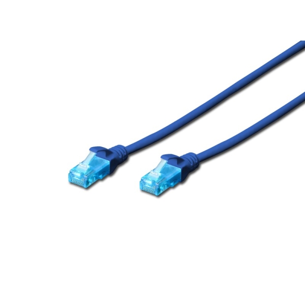 Digitus | Patch cord | CAT 5e U-UTP, PVC AWG 26/7, 1 m