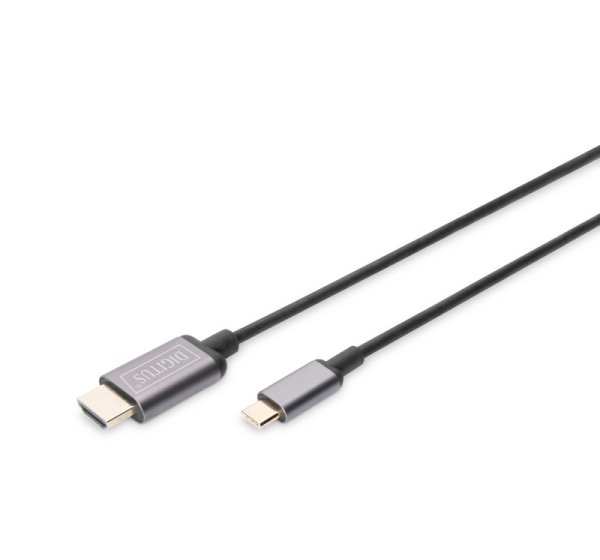 Digitus | USB Type-C to HDMI Adapter | DA-70821 | Black | USB Type-C | 1.8 m