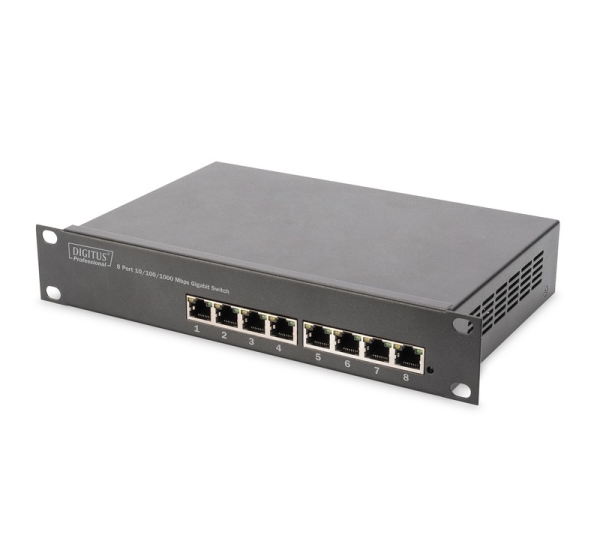 Digitus 8-port Gigabit Ethernet Switch DN-80114 Unmanaged