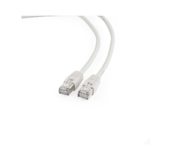 FTP Cat6 Patch cord Perfect connection; Foil shielded - for a reliable connection; Gold plated contacts White