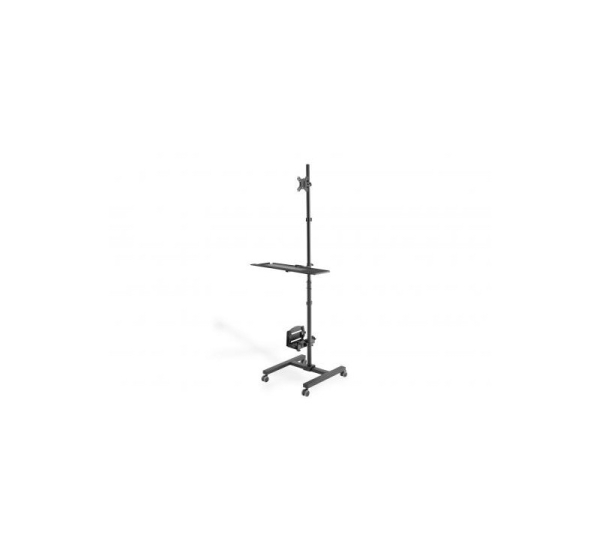 Mobile workstation with individual height adjustment DA-90374 Monitor Mount, PC Holder 17-32 "
