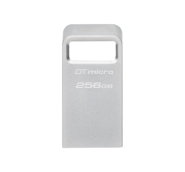 Kingston | USB 3.2 Flash Drive | DataTraveler micro | 256 GB | USB Type-A | Silver