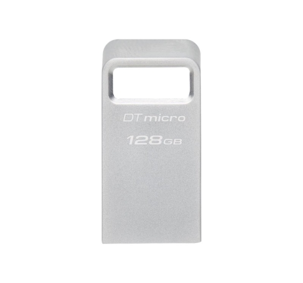 Kingston | USB 3.2 Flash Drive | DataTraveler micro | 128 GB | USB Type-A | Silver