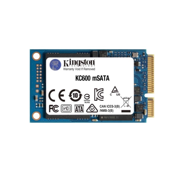 Kingston | KC600 | 1000 GB | Solid-state drive interface mSATA | Read speed 550 MB/s | Write speed 520 MB/s