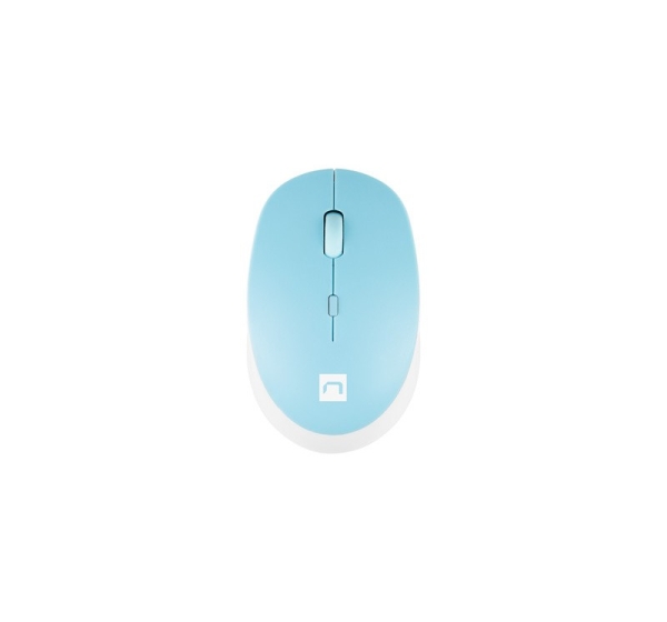 Natec | Mouse | Harrier 2 | Wireless | Bluetooth | White/Blue