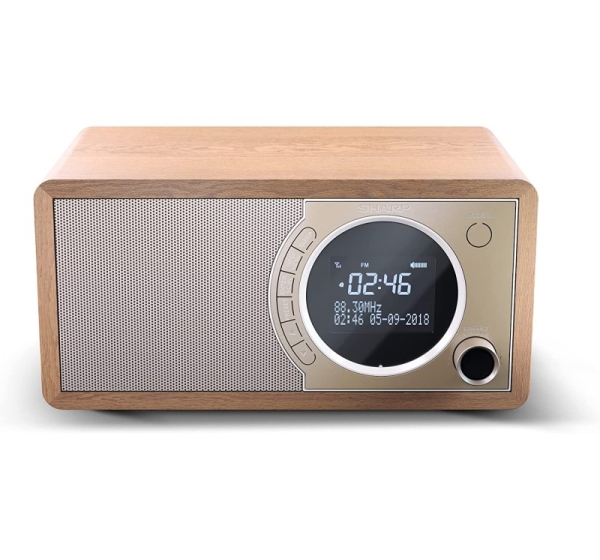 Sharp DR-450(BR) Digital Radio, FM/DAB/DAB+, Bluetooth 4.2, Alarm function, Brown | Sharp | Digital Radio | DR-450(BR) | Bluetooth | Brown