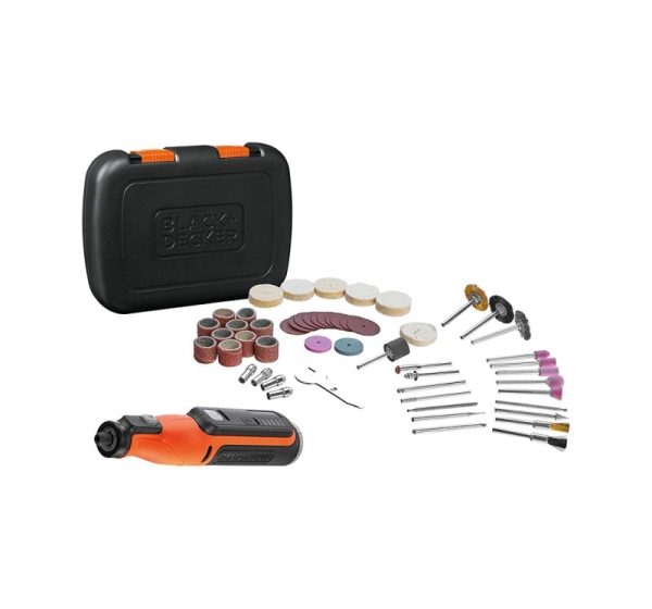 BLACK & DECKER | 8V Cordless Rotary Tool With Kit Box | BCRT8IK-XJ