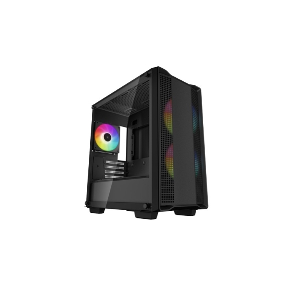 Deepcool | Micro-ATX CASE | CC360 | Mini-ITX / Micro-ATX | ATX PS2 (maximum length: 160mm) | Black