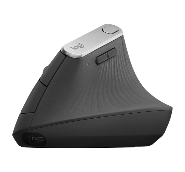 Logitech | Ergonomic Mouse | MX VERTICAL | Wireless | USB, Bluetooth | Graphite