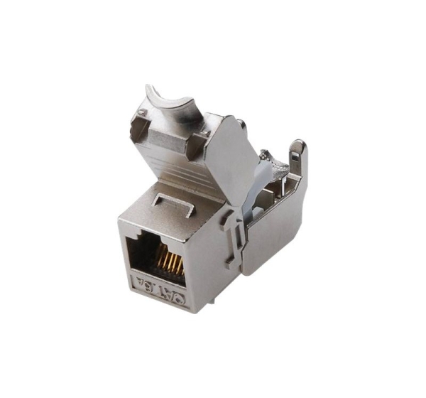 Digitus | CAT 6A Keystone Module, Shielded, Tool-free Mounting Connection | DN-93615