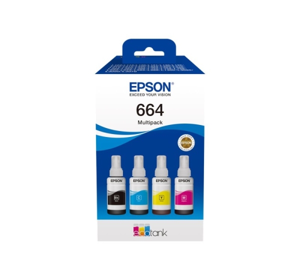 Epson 664 EcoTank 4-colour multipack Epson C13T66464A 664 EcoTank 4-colour multipack Ink tank