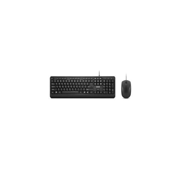 Lenovo | 160 Combo | Keyboard | Wired | Mouse included | US | Black