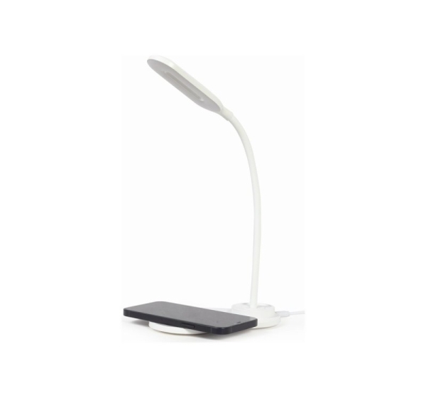 Gembird | Desk lamp with wireless charger | TA-WPC10-LED-01-W
