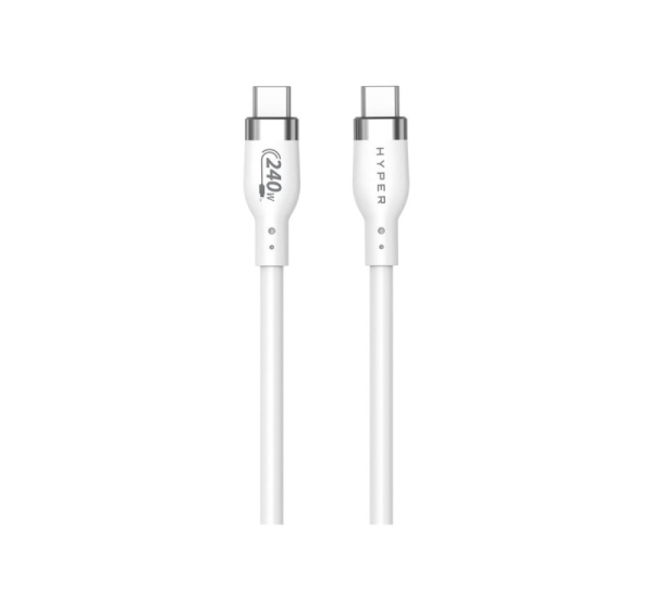 Hyper | 1M Silicone 240W USB-C Charging Cable | USB-C to USB-C