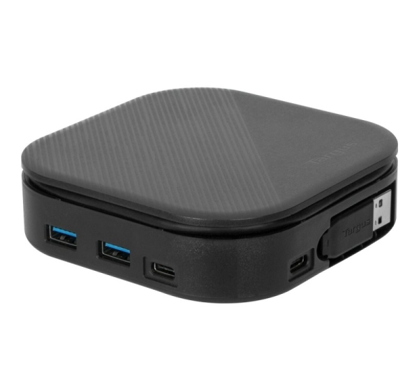 Targus | Universal DisplayLink USB-C Dual Monitor Travel Docking Station, 80W | HDMI ports quantity 2 | Ethernet LAN