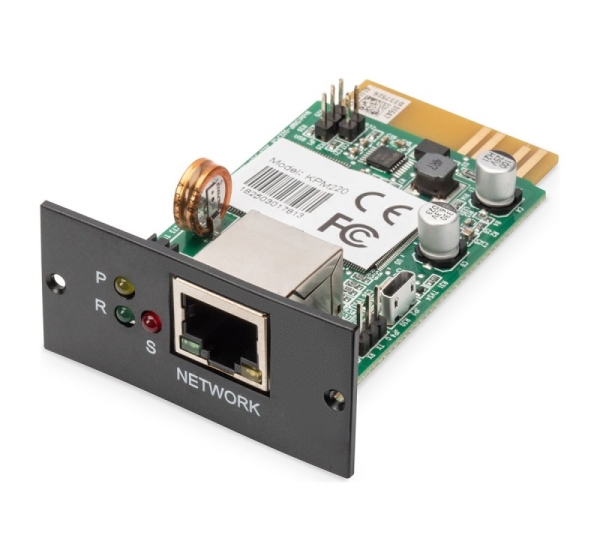Digitus | SNMP and WEB card for DIGITUS OnLine UPS rack mount units | DN-170100-1