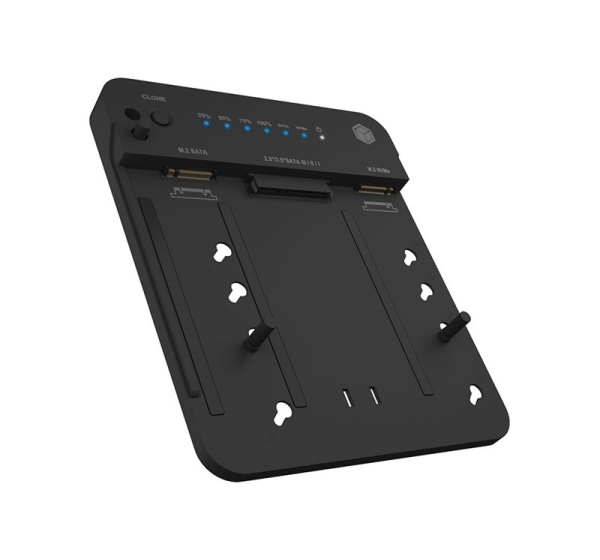 Raidsonic | Icy Box IB-2915MSCL-C31 Docking & CloneStation for M.2 NVMe & M.2 SATA SSD & 2.5”/3.5” SATA SSD/HDD