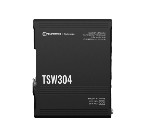 Teltonika | DIN Rail Switch | TSW304 | Unmanaged | Wall-mountable