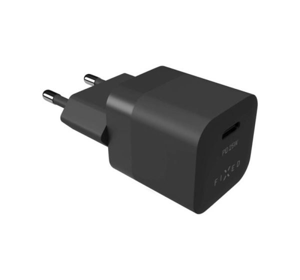 Fixed | Mini USB-C Travel Charger, 25W | FIXC25M-C-BK