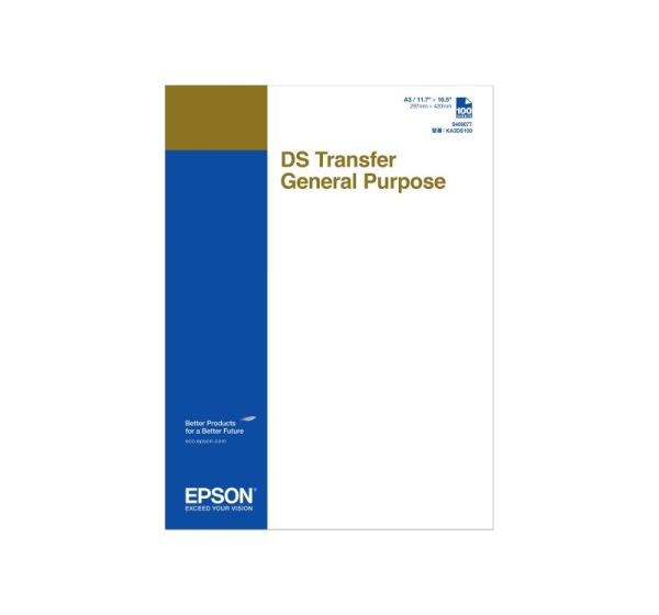 Epson DS Transfer General Purpose 100 Sheets | 87 g/m² | A3
