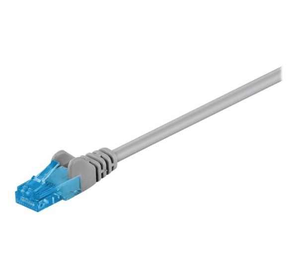 Goobay Patch cable | CAT 6A U/UTP | AWG 26/7 | Cable length: 1 m | Grey