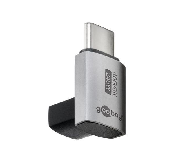 Goobay USB-C Adapter Vertical 90° Short, USB4 | 74444