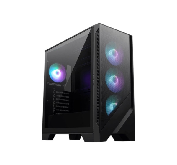 MSI PC Case | MAG FORGE 321R AIRFLOW | Side window | Mid-Tower | ATX | Black