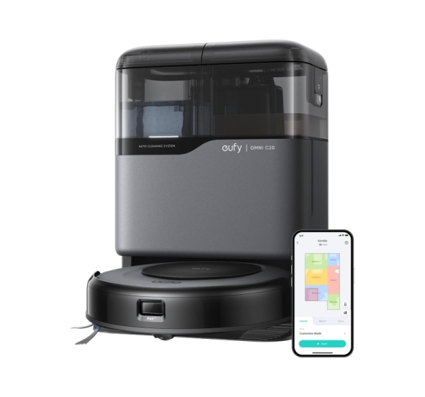 Anker Eufy Robot Vacuum Cleaner with All-in-One Station Omni C20 Wet&Dry