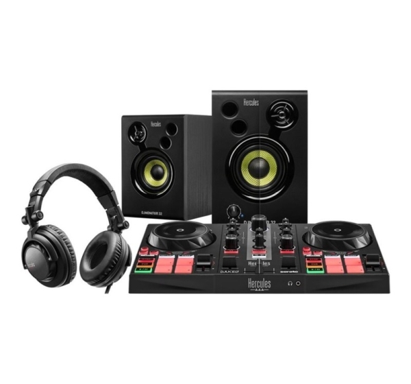 Hercules | DJ Learning Kit MK2 | Speakers | USB connectivity