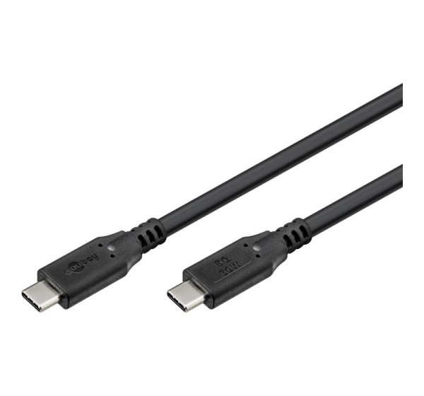 Goobay | USB-C Cable, USB 3.2, 60 W, 5 Gbit/s, Power Delivery | 74727