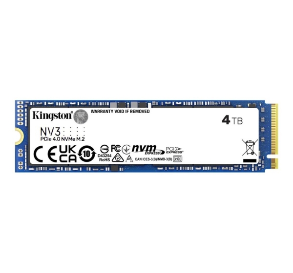 Kingston SSD NV3 4000 GB SSD form factor M.2 2280