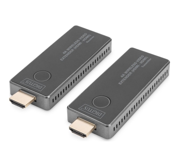 Digitus | 4K Wireless Video Extender, 30 m (HDMI - HDMI) | DS-55323 | Black/Silver