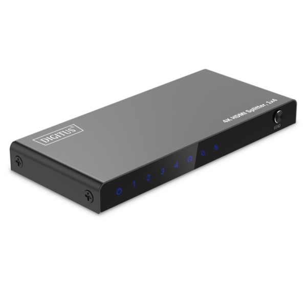 Digitus 4K HDMI Splitter, 1x4 | DS-55337 | Black