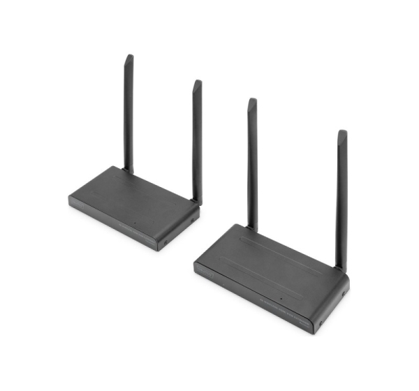 Digitus 4K Wireless HDMI KVM Extender Set, 150 m | DS-55328 | Black