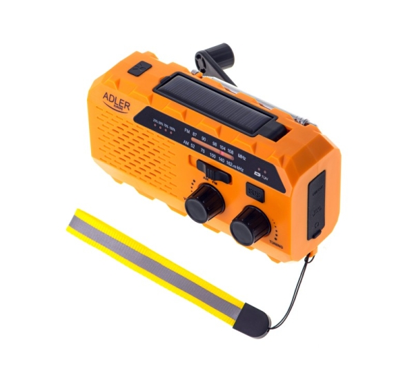 Adler | Portable radio with flashlight | AD 1197 | Alarm function