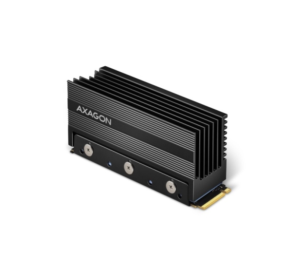 AXAGON Passive aluminum heatsink for single-sided and double-sided M.2 SSD disks, size 2280, height 36 mm | CLR-M2XL