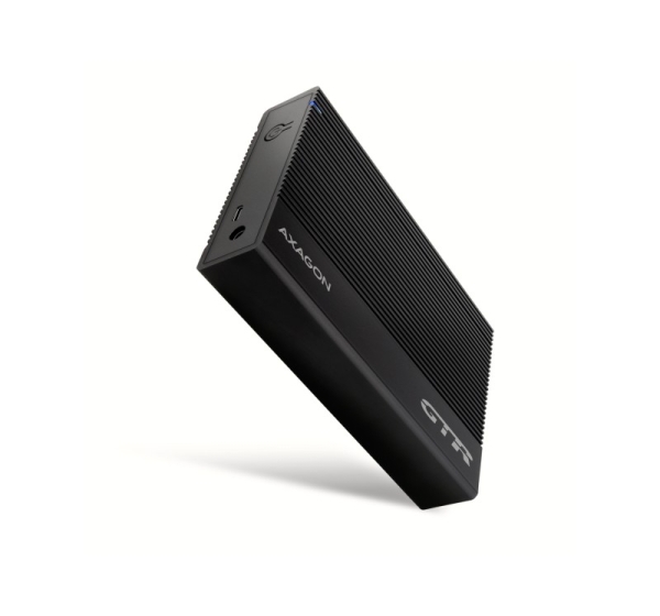 AXAGON Ribbed aluminum USB 3.2 Gen 1 - SATA 6G external box for 3.5" HDD | EE35-GTR