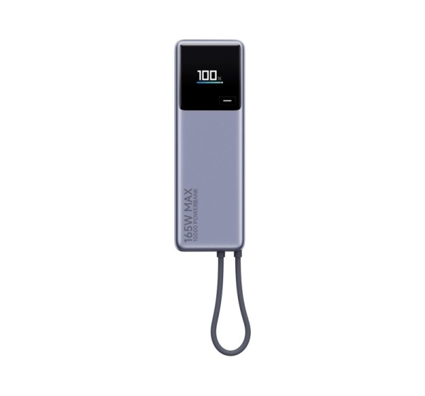 Xiaomi 165W Power Bank (Integrated Cable) | 10000 mAh | USB-C | Gray