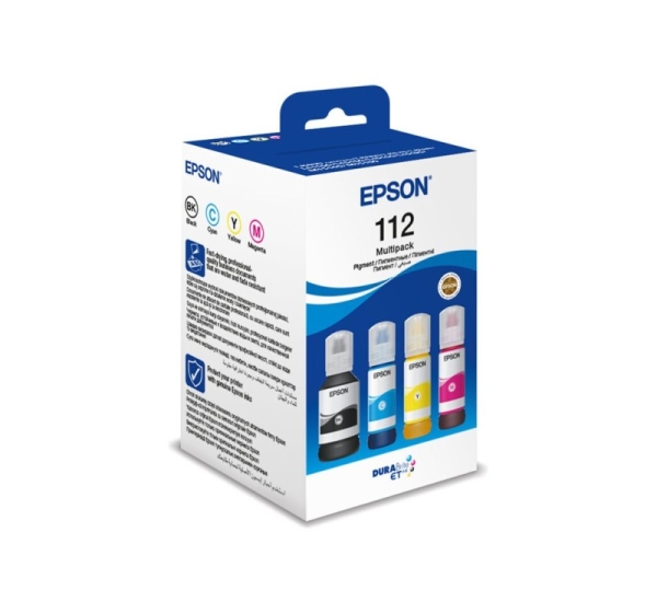 Epson 112 EcoTank 4-colour Multipack | Ink tank | Black, Cyan, Yellow, Magenta