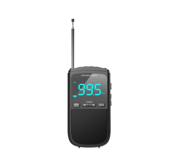 Camry | Portable mini radio | CR 1905 | Alarm function | Black