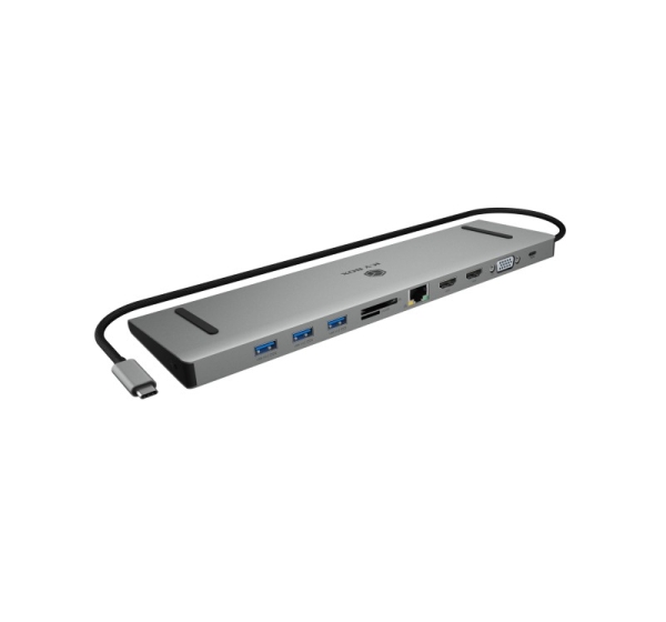 Raidsonic Docking Station IB-DK2106a-CPD Ethernet LAN (RJ-45) ports 1 VGA (D-Sub) ports quantity 1