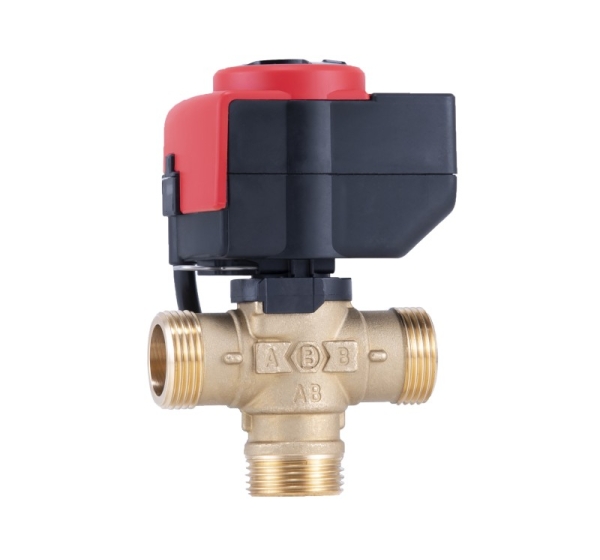 Barberi | Three-way flow distribution valve DN 25 with e-drive