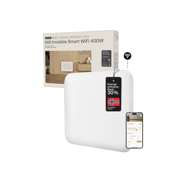Mill Invisible Smart WiFi Heater PA400WIFI4 Panel Heater 400 W