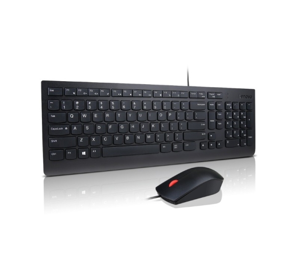 Lenovo Essential Keyboard and Mouse Combo Wired US Euro
