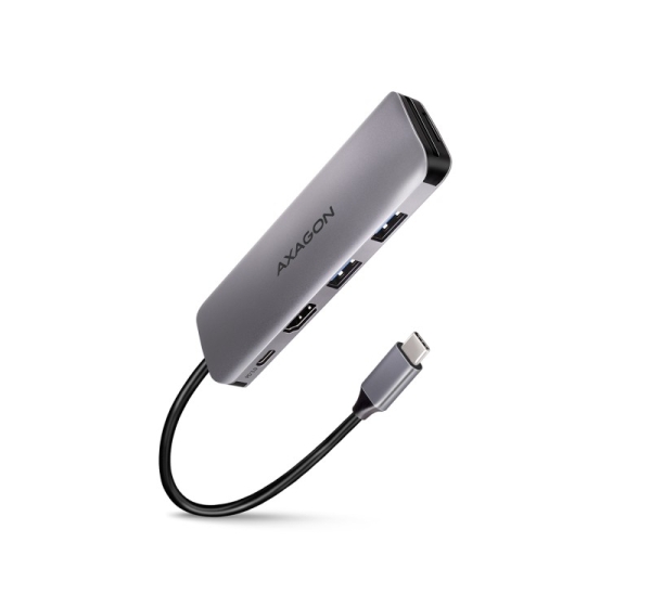 AXAGON SuperSpeed USB-C COMBO 5in1 Hub | HMC-5