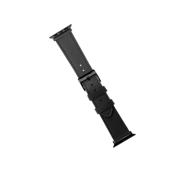Fixed | Strap for Apple Watch 42/44/45/46/49mm | Black | Leather