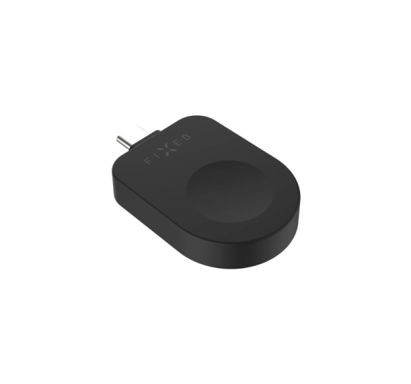 Fixed USB-C Charging Adapter for Apple Watch compatible with Powerstation Uni, Black