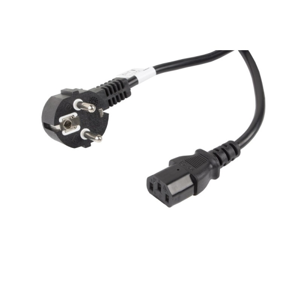 Lanberg | CEE 7/7 to IEC 320 C13 Power Cord | CA-C13C-11CC-0100-BK