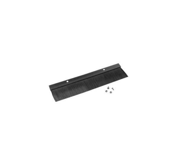 Lanberg 19" cable entry brush panel | AK-1102-B | Black